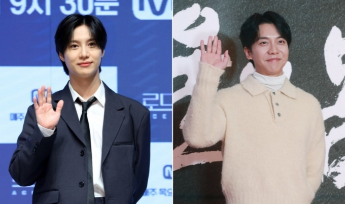 그룹 '샤이니' 태민(왼쪽)과 가수 이승기. /사진=머니투데이DB