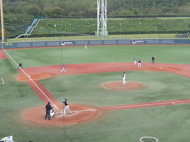 17일 울산 문수야구장에서 LG 트윈스와 멕시칸리그 연합팀(팀 LMB)의 2024 울산-KBO Fall League 경기가 열리고 있다. /사진=양정웅 기자