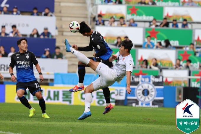 갈레고 50m 드리블 돌파골+이탈로 인프론트 원더골! 제주, '강등 1순위' 인천 2-1 승 '강등권 멀어졌다' [인천 현장리뷰]