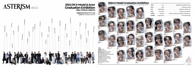 대경대 K-모델연기과의 엑스포업 창작공연 성과발표회 '아스테리즘'(Asterism) 포스터./사진제공=대경대