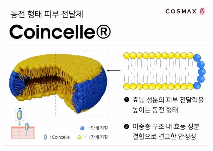 코스맥스, 피부 침투력 높인 '코인셀' 개발…'아누아' 제품 적용