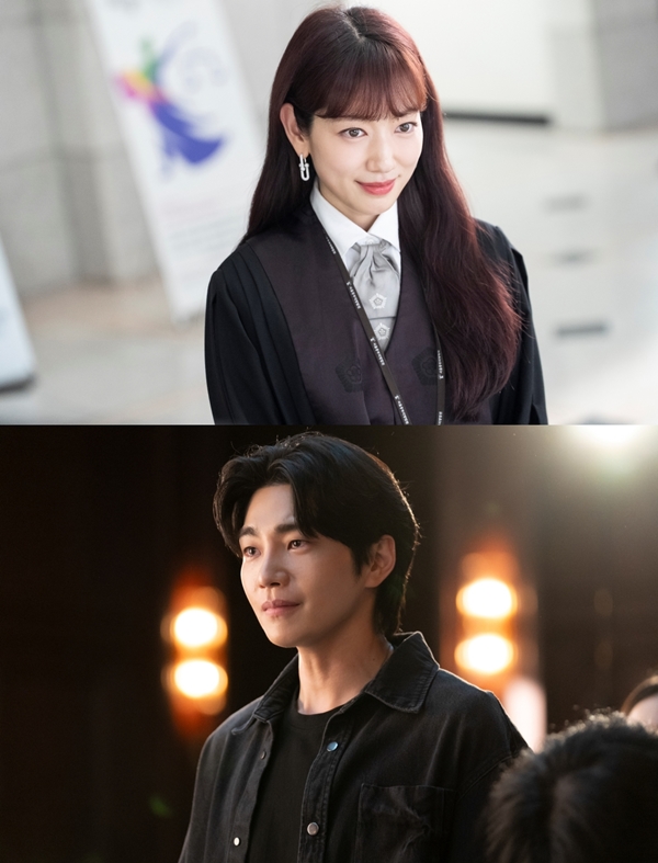 SBS 금토드라마 '지옥에서 온 판사'의 박신혜, 김재영./사진=SBS 금토드라마 '지옥에서 온 판사'