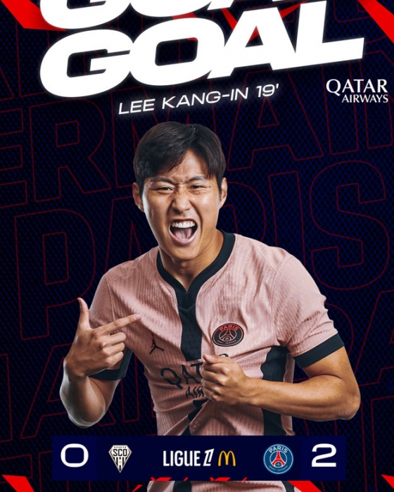 이강인. /사진=PSG 공식 SNS