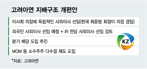 고려아연 지배구조 개편안/그래픽=김다나