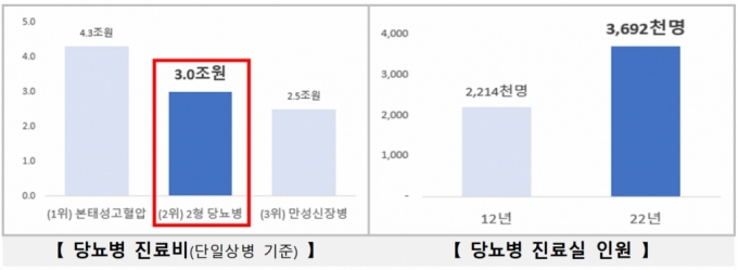 건보공단·심평원 '2022년 건강보험통계', 통계청 '2021년 장래인구추계'. /사진제공=질병청