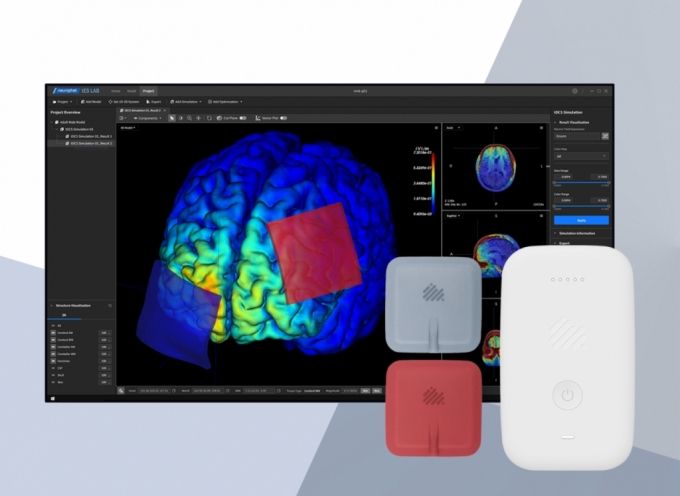 개인 맞춤형 tDCS 솔루션, 뉴로핏 테스랩 및 잉크 이미지/사진제공=뉴로핏