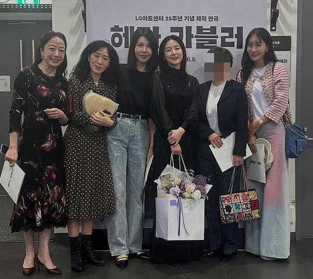 (왼쪽부터) 노현정, 백지원, 백지연, 이영애, 김정은 /사진=김정은 인스타그램