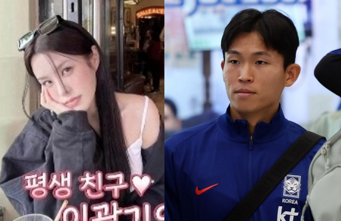 방송에 공개됐던 배우 이광기 딸 이연지씨.(왼쪽) 축구선수 정우영 /사진=TV조선 &#039;퍼펙트 라이프&#039; 방송화면, 뉴시스