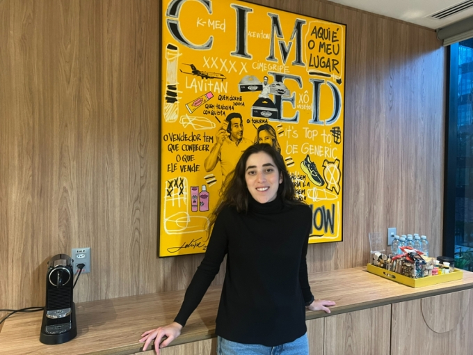 한국산 필러롤 수입해 판매하는 CIMED  줄리아나 마르케스 사업개발팀장. 사진/조규희 기자