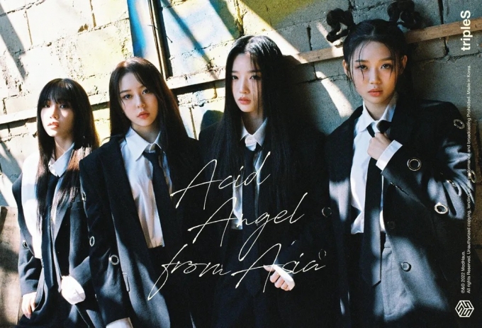 팬들의 투표로 결정된 트리플에스의 유닛그룹 &#039;Acid Angel from Asia&#039; / 사진=모드하우스