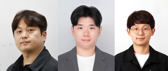 (좌측부터) 정임두 교수, 박서빈 연구원(제1저자), 김태경 연구원(제1저자)/사진=UNIST