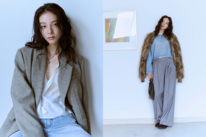 퀸잇 입점 일본 브랜드 ‘앙그리드’ 화보 이미지/사진제공=퀸잇