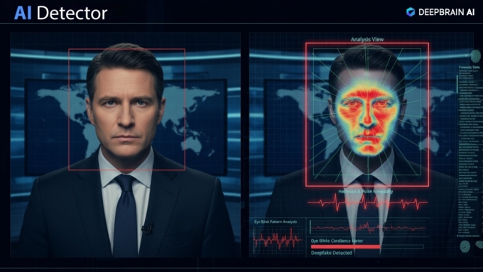 딥브레인AI의 딥페이크 탐지 솔루션/사진=딥브레인