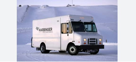 하빈저가 생산한 페덱스 배송용 전기트럭 모델/사진=하빈저