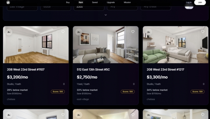 베케트 자헤디와 데릭 웹스터 주니어가 개발한 부동산 탐색 플랫폼 &#039;리얼러 에스테이트&#039; 화면/사진제공=리얼러 에스테이트