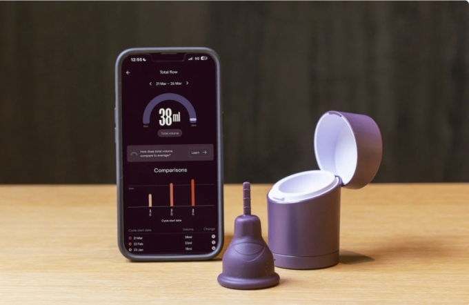 엠이 개발한 스마트 월경컵/사진제공=엠