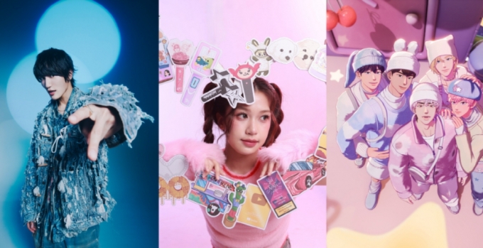 (왼쪽부터) 일본 유튜버 잇세이(ISSEI), 인도네시아의 K팝 전문 크리에이터 &#039;아이린 수완디&#039;, 국내 버추얼아이돌 &#039;플레이브&#039;/사진=SBA