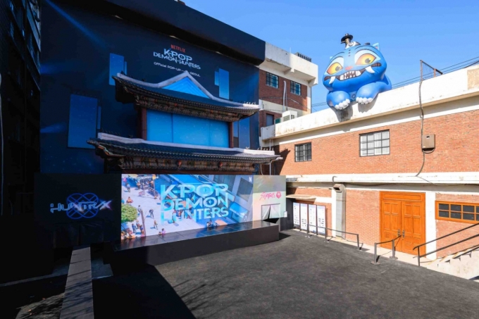 서울 성수동에 열린 케이팝 데몬 헌터스 팝업스토어 현장/사진제공=비스테이지