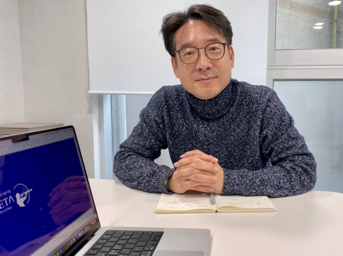 머니투데이와 인터뷰하는 김현태 그레타 공동대표·연세대 교수/사진= 김성휘