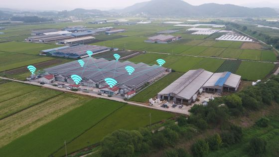 로봇웨어AI가 개발중인 미래 축사 상상도/사진=류준영 기자 