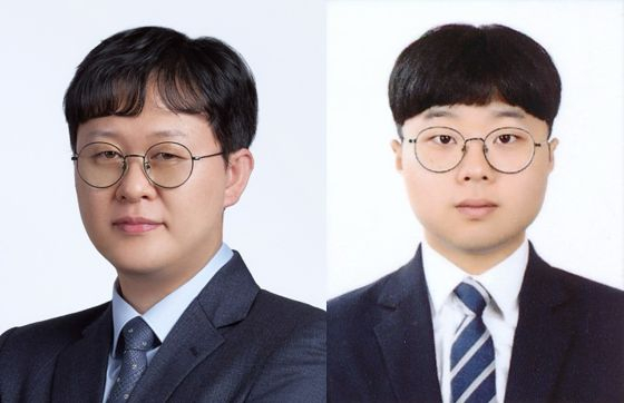 최성득 교수, 이호영 박사(우측, 제1저자)/사진=UNIST