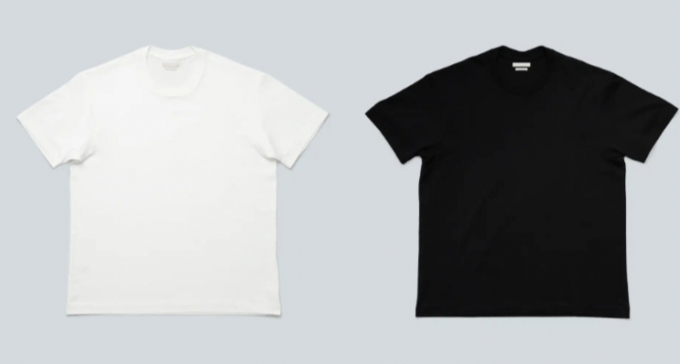 지난달 스파이버가 처음으로 공식 출시한 옷 'Tee 001'. 회사는 면 93%, 브루드 프로틴 7% 비율로 만들어졌다고 설명한다. 