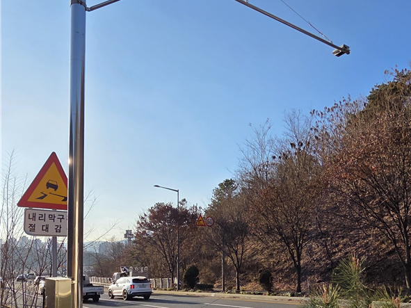 대전 서구 월평동(도솔터널)에 설치된 센서 /사진=모바휠 제공