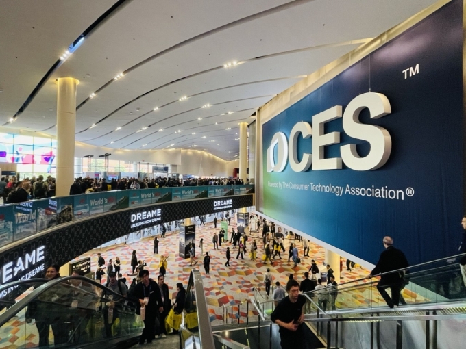 6일 CES 2026이 열린 미국 라스베이거스 베네시안 컨벤션센터(유레카파크)/사진=김성휘