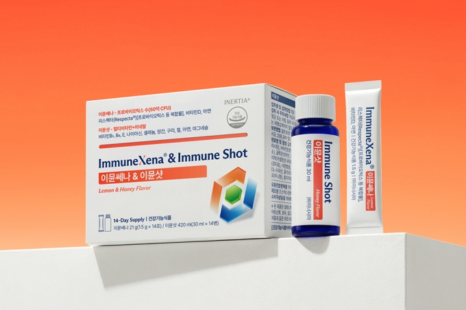 여성 전용 면역 건강기능식품 '이너시아 이뮨쎄나&amp;이뮨샷' /사진=이너시아 제공