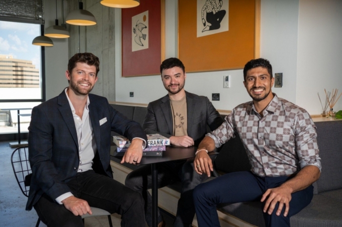 리전헬스 공동 창업자. (왼쪽부터) 아서 맥워터스 사장, 다니엘 윌슨 CTO, 야쉬 파텔 대표. /사진제공=지디벤처스