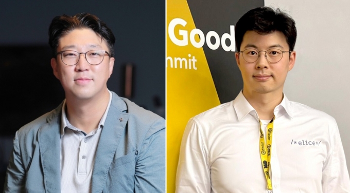 한상우 코리아스타트업포럼 의장(왼쪽)과 김재원 엘리스그룹 대표 /사진=머니투데이DB