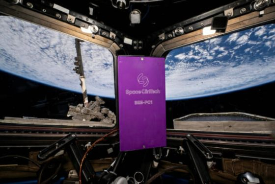 우주정거장(ISS)에서 국내 최초 우주의약 실험을 수행한 스페이스린텍 연구 모듈(BEE-PC1)/사진=NASA.