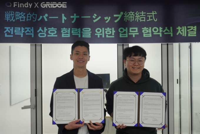 왼쪽부터 세이토 다카하시 파인디 사업전략 이사, 이하늘 소프트스퀘어드 대표/사진제공=소프트스퀘어드