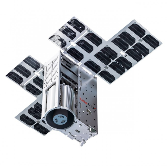 고해상도 영상 촬영이 가능한 '블루본' 위성. /사진=텔레픽스 제공