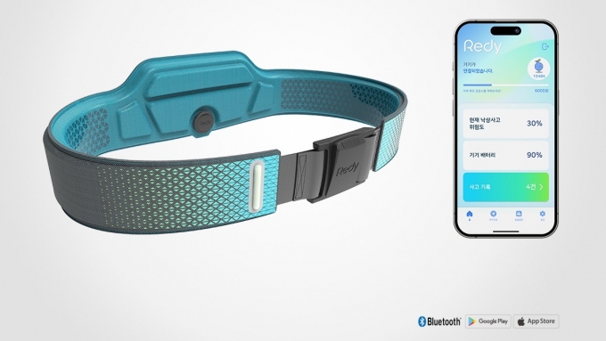 스마트 낙상 보호 에어백 벨트 '레디'(REDY) /사진=세이프웨어 제공