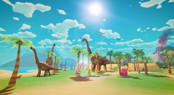 키즈토피아 내 공룡 체험관/사진=키즈토피아