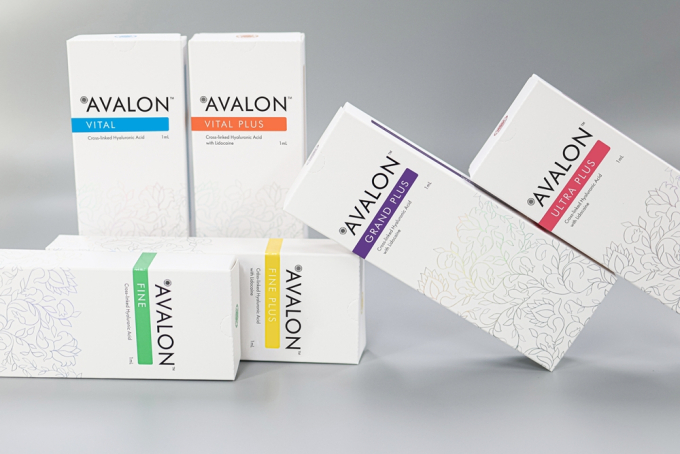 코루파마 주요 제품인 아발론 필러 /사진=KB인베스트먼트 제공