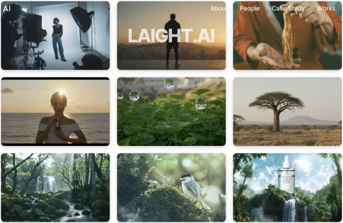 라이트에이아이 포트폴리오. /사진=라이트에이아이 홈페이지