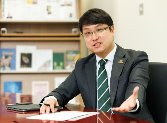 조슈아 박 조지메이슨대학교 한국캠퍼스 대표/사진=이기범 기자 