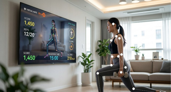 마이베네핏의 AI 기반 헬스케어플랫폼 '비주얼메이트'/사진제공=마이베네핏