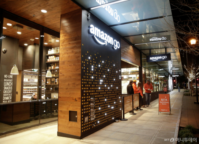 시애틀의 아마존 고 식료품점. /사진=/로이터=뉴스1