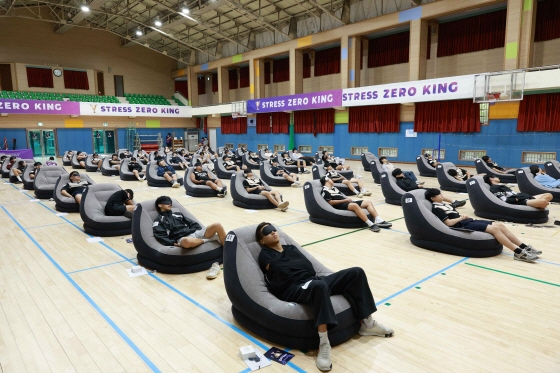 기업,  학생을 대상으로 스트레스 회복탄력성을 기르고자 진행하는 '스트레스 제로 킹'/사진제공=스트레스솔루션