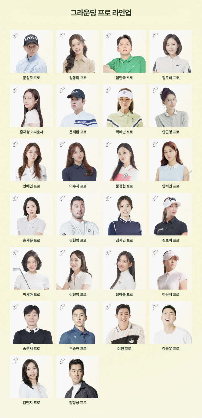 그라운딩 프로 라인업