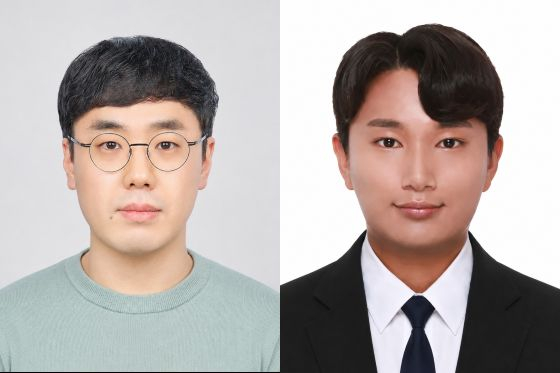 주경돈 교수(좌측)와 방재훈 연구원/사진=UNIST