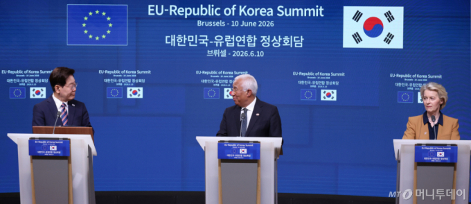 [속보]이재명 대통령, EU와 정상회담…"승객 예약자료 전송 협정 타결"