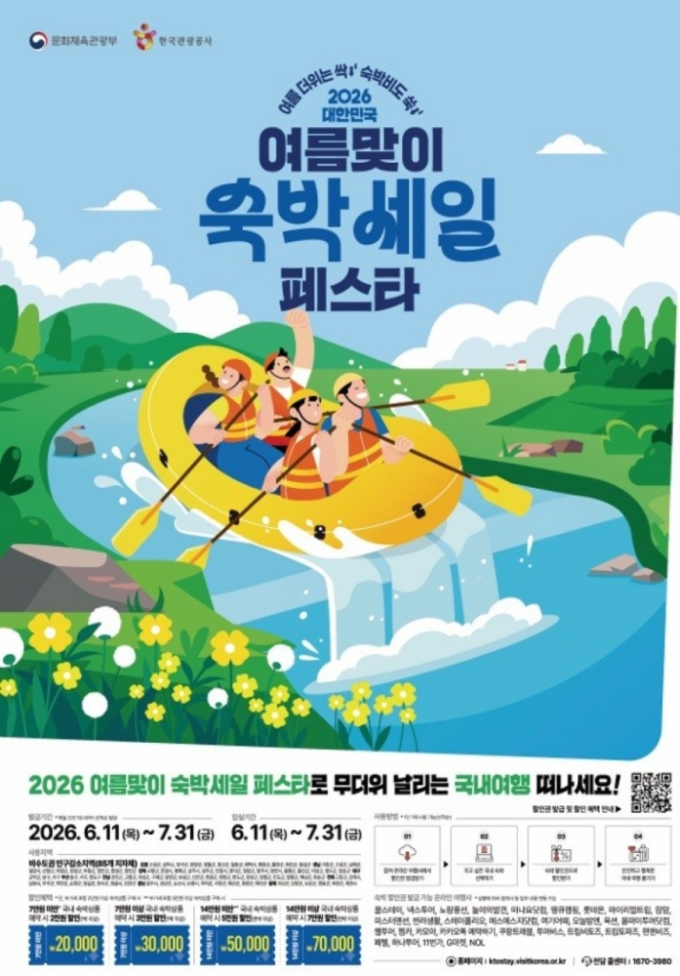 전라남도, 인구감소지역 숙박요금 최대 7만원 할인