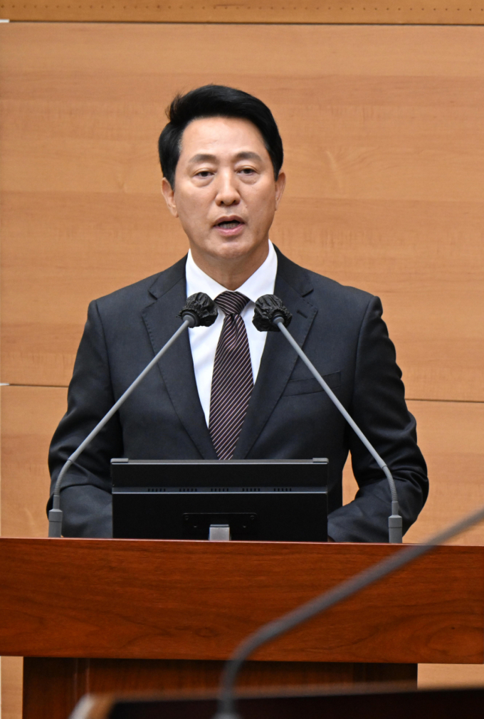 오세훈 시장 "정치공방에 GTX-A 개통 일정 지연…재정부담 안타까워"