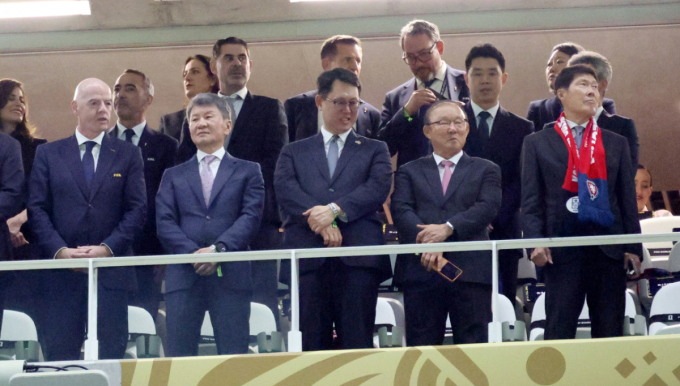 [포토] 정몽규 회장 '착잡한 표정으로'