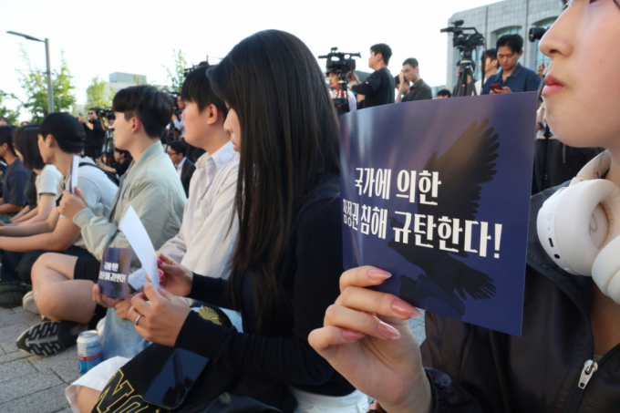 전국 대학총학, 이번엔 중앙선관위 항의 방문…대학가 집단행동 확대