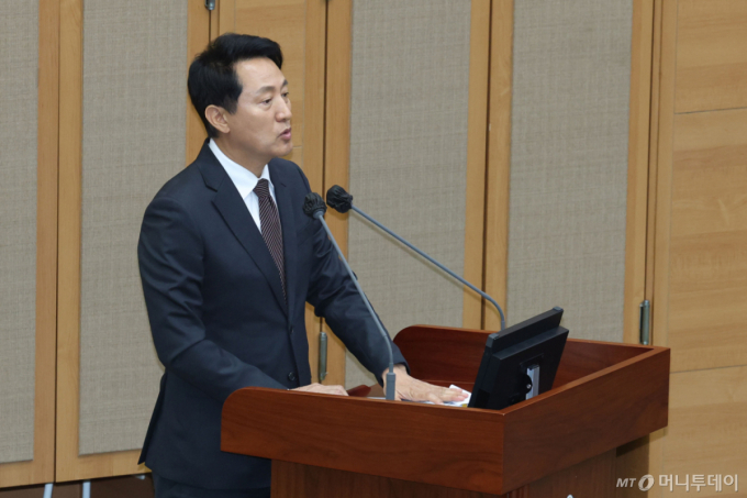 오세훈 "GTX-A 삼성역 논란, 관권선거 흑역사…MBC·정부·여당 결합"